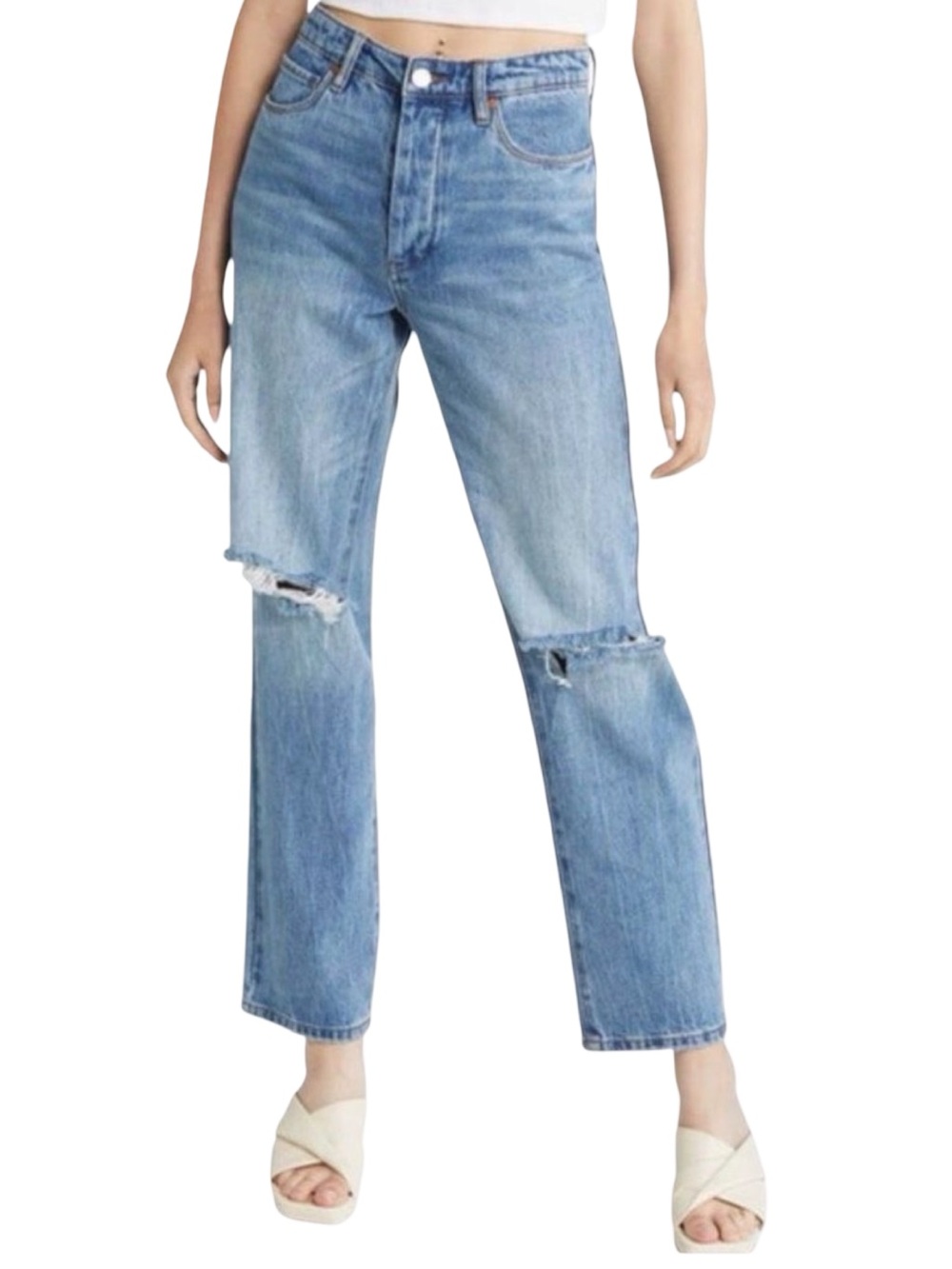 Blank NYC The Howard Mid-Rise Loose Fit Jeans 12YL2308 - Size 32